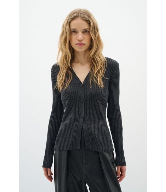 InWear Cardigan Gia, Dark grey melange