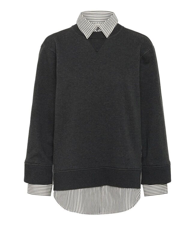 InWear Sweatshirt Natalja, Black stripe