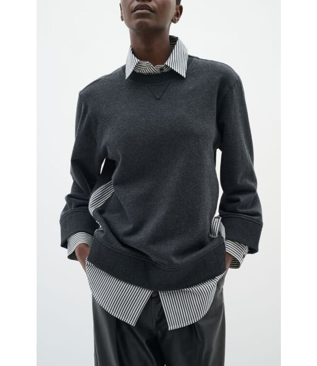 InWear Sweatshirt Natalja, Black stripe