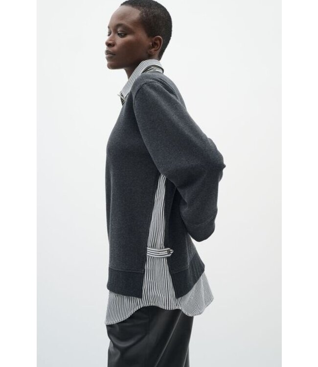 InWear Sweatshirt Natalja, Black stripe