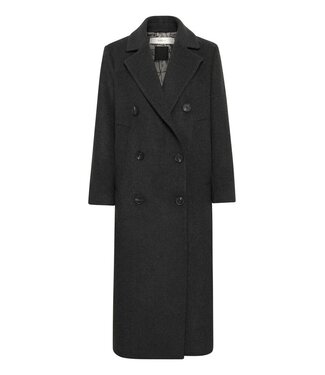 InWear Coat Yunah long, Dark grey melange