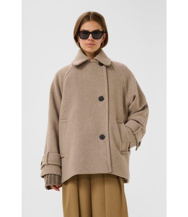 InWear Coat Thora minona, Sandy grey melange