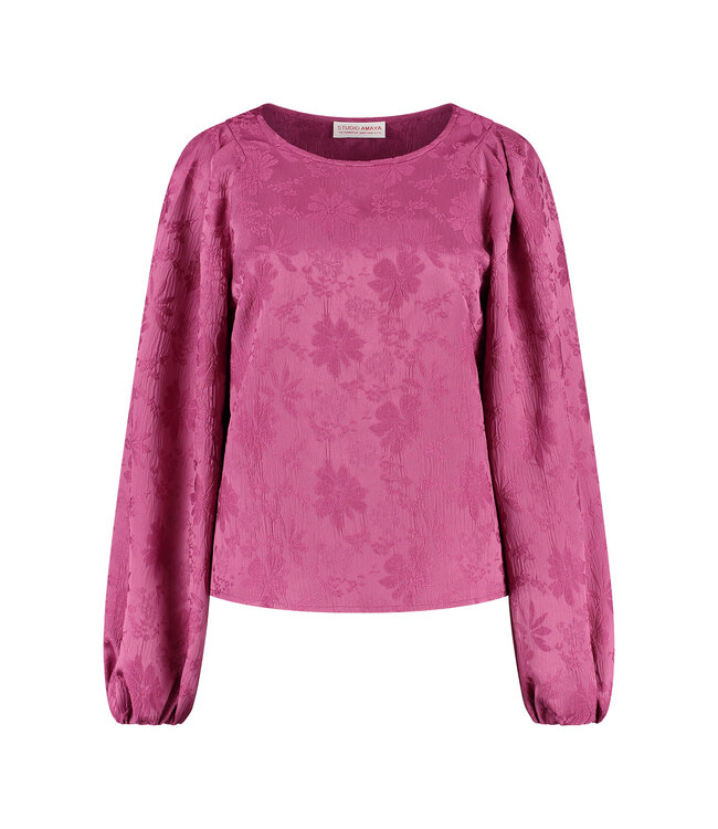 Studio Amaya Blouse Ellie, Fuchsia