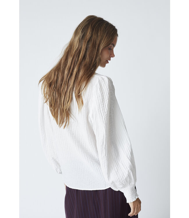 Co'Couture V-Blouse Shina, Off white