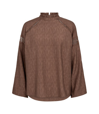 Co'Couture Blouse Nara balloon, Chocolate