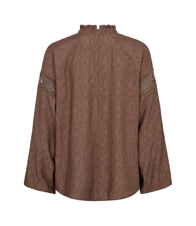 Co'Couture Blouse Nara balloon, Chocolate