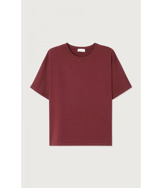 American Vintage T-shirt FIZ02A, Vintage Burgundy