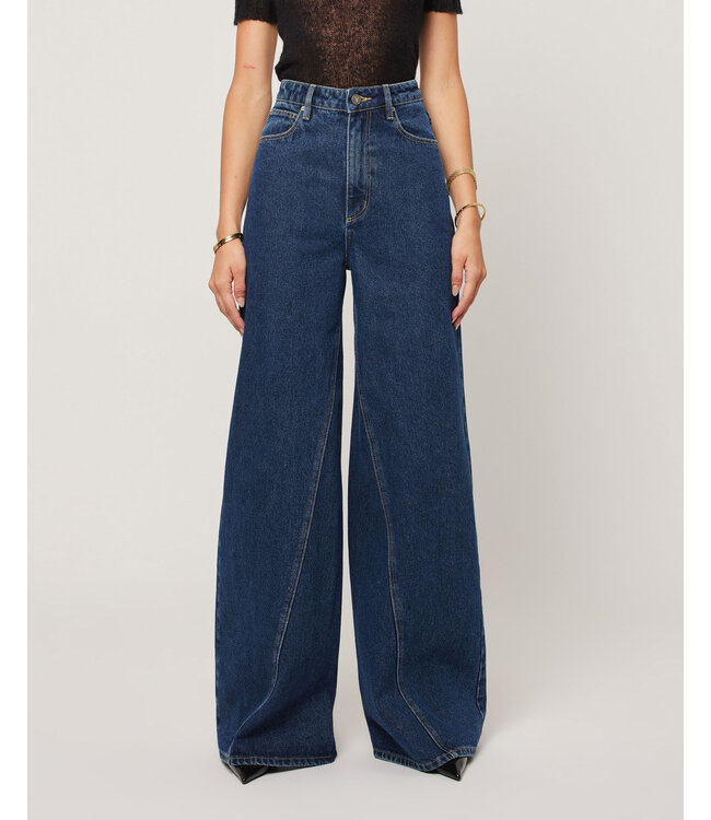 Abrand Jeans high super wide TARA, Dark blue