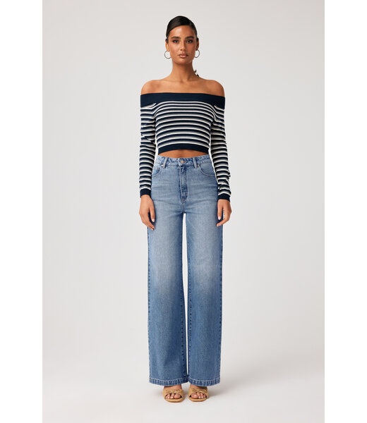 Abrand Jeans high wide tall PALOMA, Blue