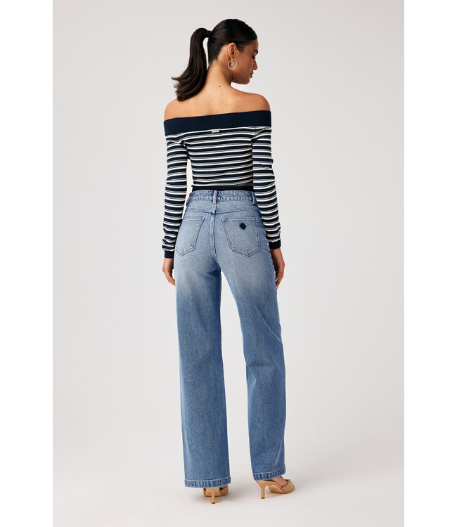 Abrand Jeans high wide tall PALOMA, Blue