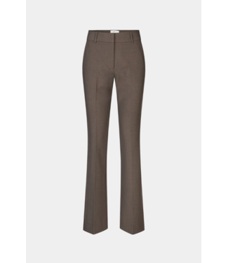 Five units Pants Clara, Mud brown melange