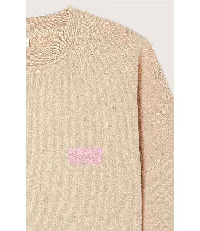 American Vintage Sweater PLI03C, Vintage dune