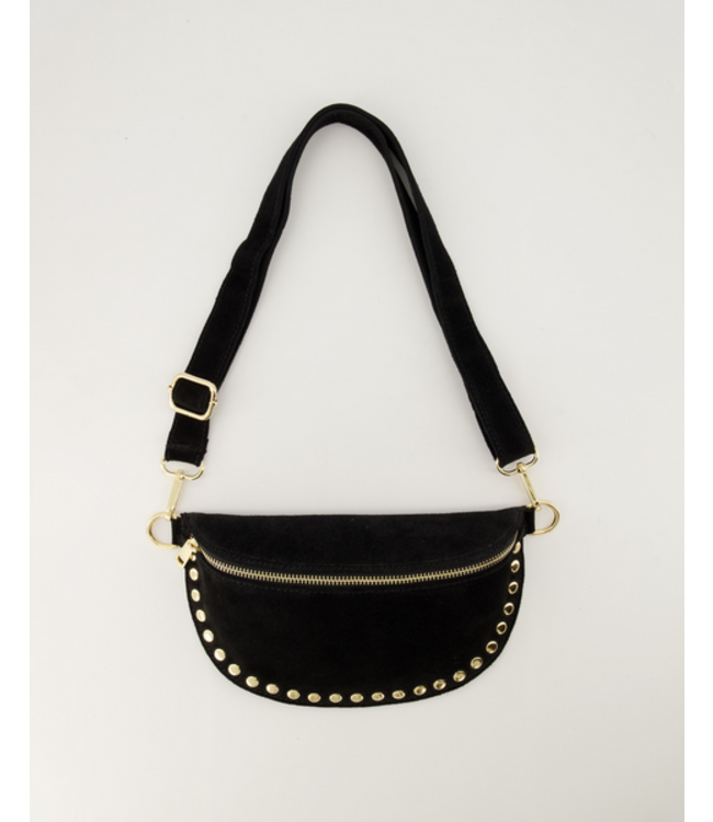 selectedbystijldepartment Bumbag small studs, black