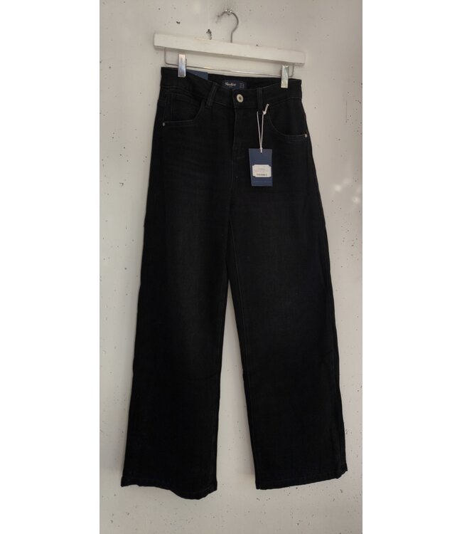 selectedbystijldepartment Jeans straight fit stretch, Black vintage