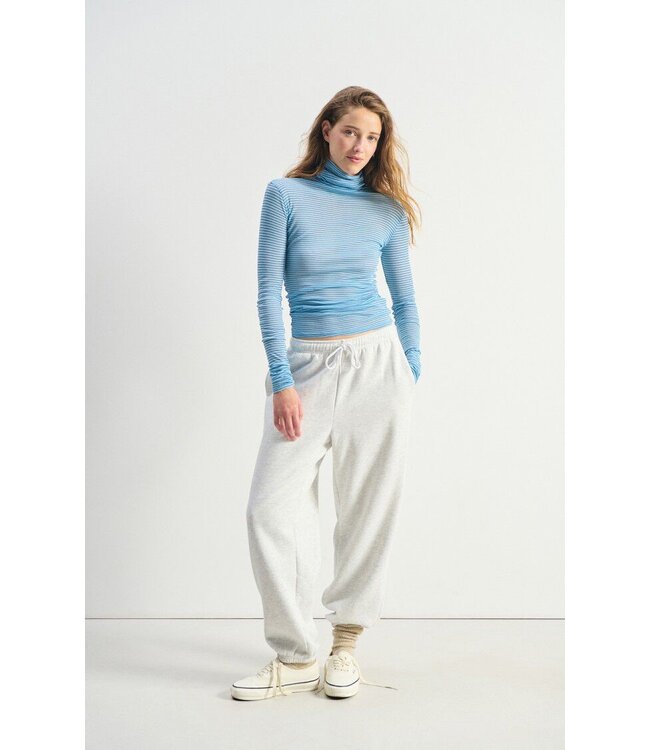 American Vintage Pants jogging BAP05A, Heather grey