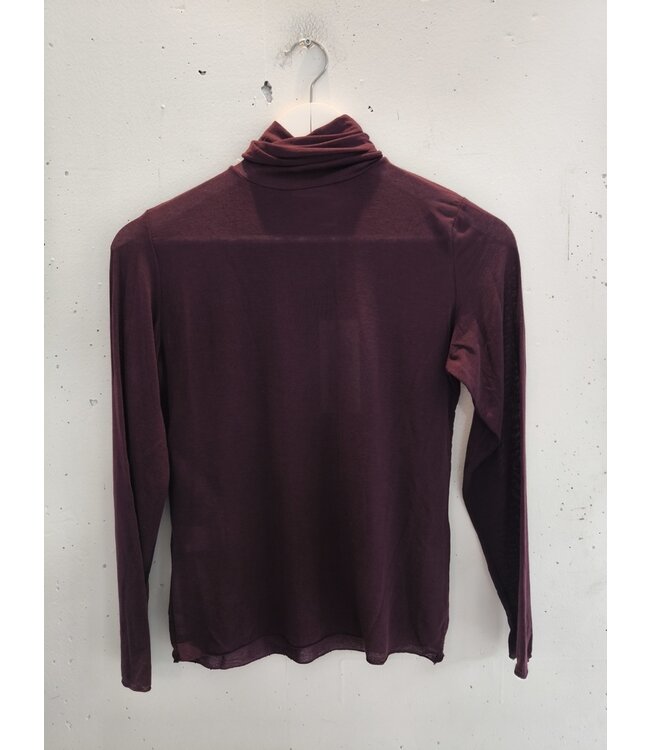 selectedbystijldepartment Longsleeve col cashmere, Burgundy
