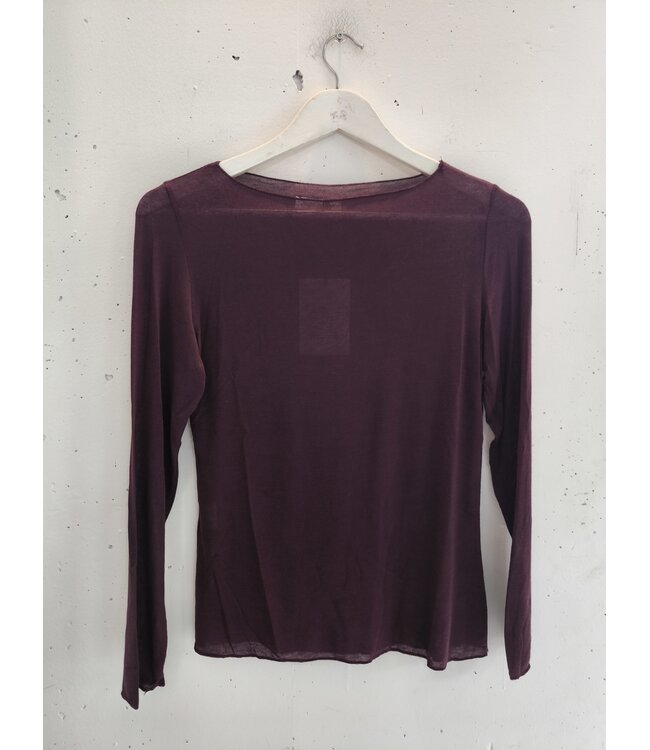 selectedbystijldepartment Longsleeve cashmere, Burgundy