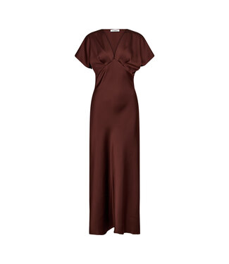 Co'Couture Dress-V Safira, Dark brown