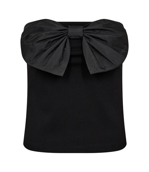 Co'Couture Top Barry bow, Black