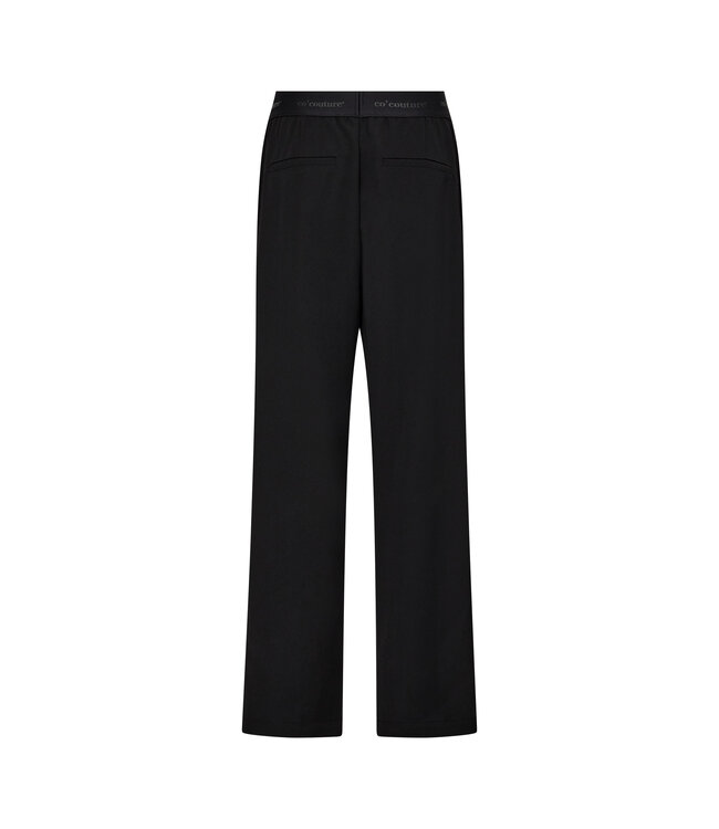 Co'Couture Pant Amina logo shimmer, Black