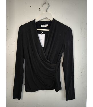 selectedbystijldepartment Longsleeve stretch wrap, Black