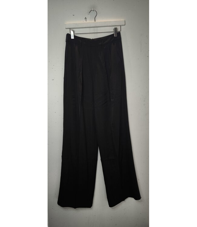 selectedbystijldepartment Pants pantalon high wide, Black