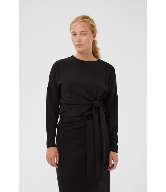 InWear Blouse Tri vincent knot, Black