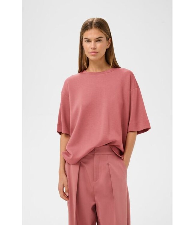 InWear T-shirt Pannie oversized, Withered ros