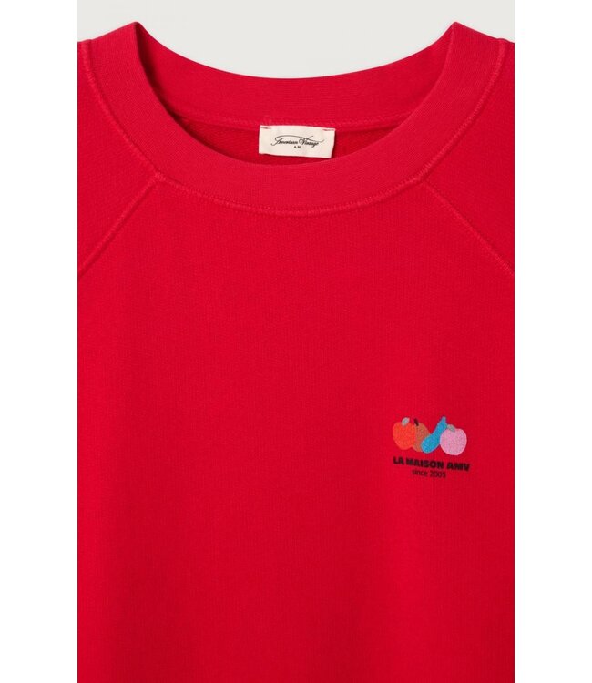 American Vintage Sweater ATU03D, Tomato