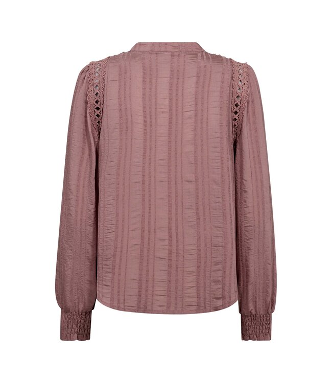 Co'Couture V-shirt Kesi lace, Old rose