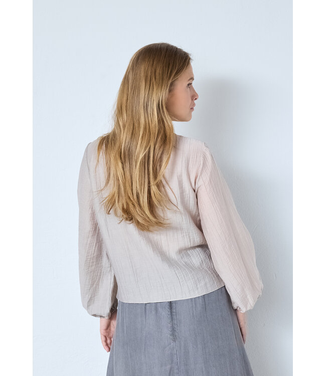 Co'Couture Blouse drape Conny, Mink