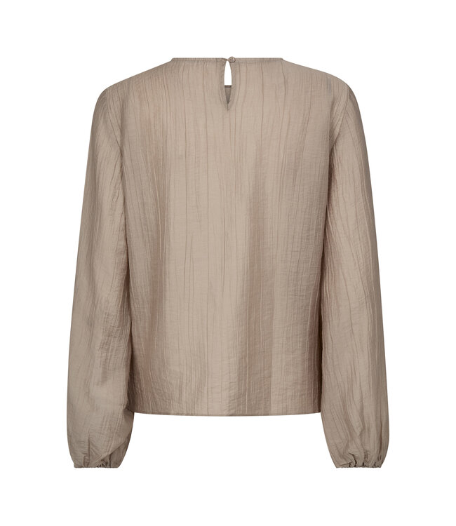 Co'Couture Blouse drape Conny, Mink