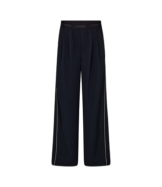 Co'Couture Pants Amina split panel, Navy