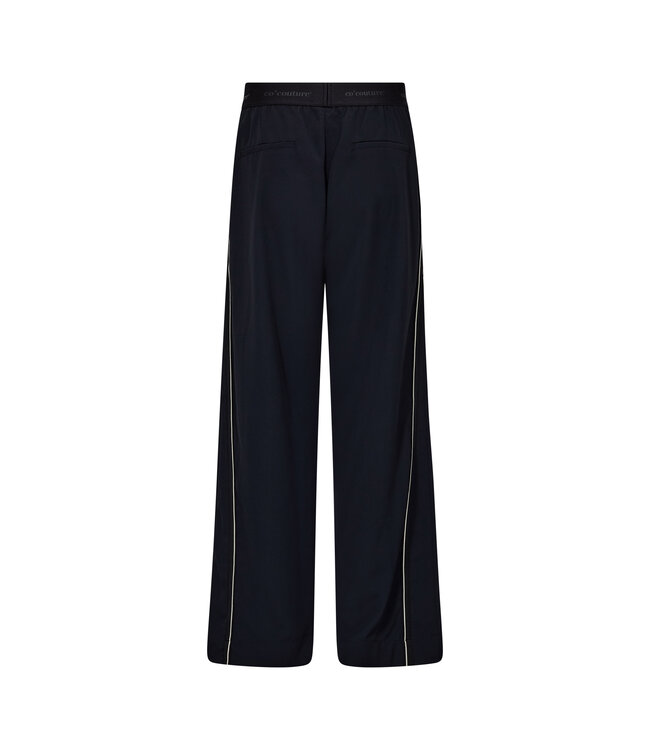 Co'Couture Pants Amina split panel, Navy