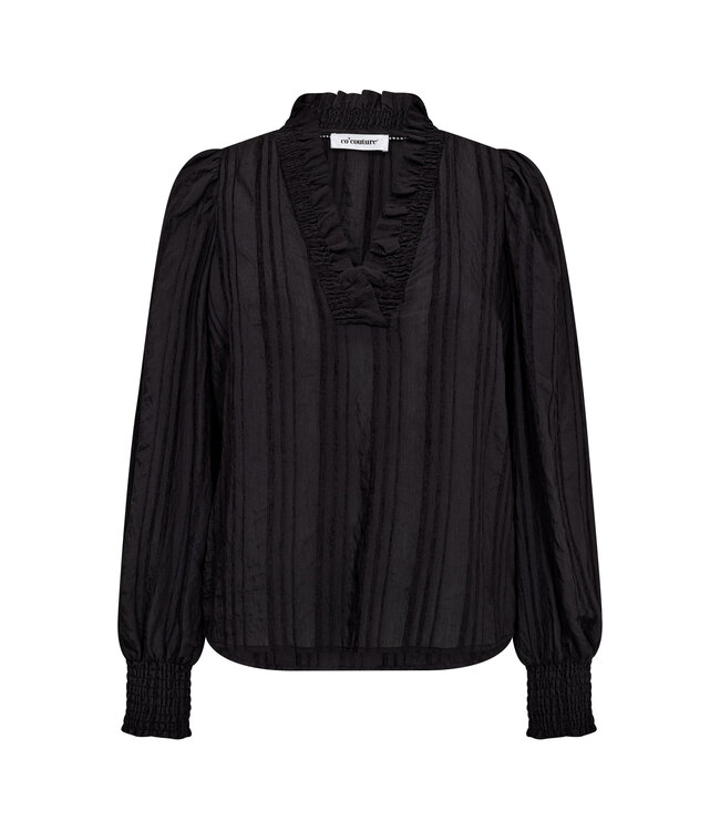 Co'Couture V-Blouse Kesi, Black