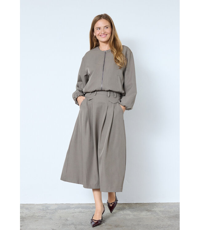 Co'Couture Jacket Luna balloon zip, Walnut