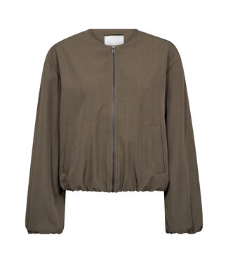 Co'Couture Jacket Luna balloon zip, Walnut