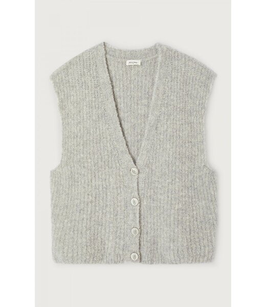 American Vintage Gilet ZOL19EE, Heather grey