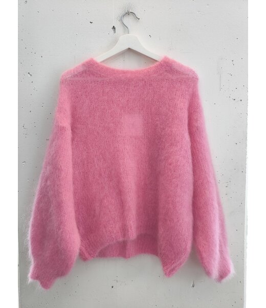 selectedbystijldepartment Sweater Kid mohair, Pink