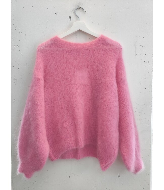 selectedbystijldepartment Sweater Kid mohair, Pink