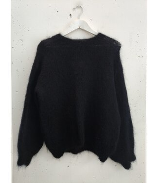 selectedbystijldepartment Sweater Kid mohair, Black