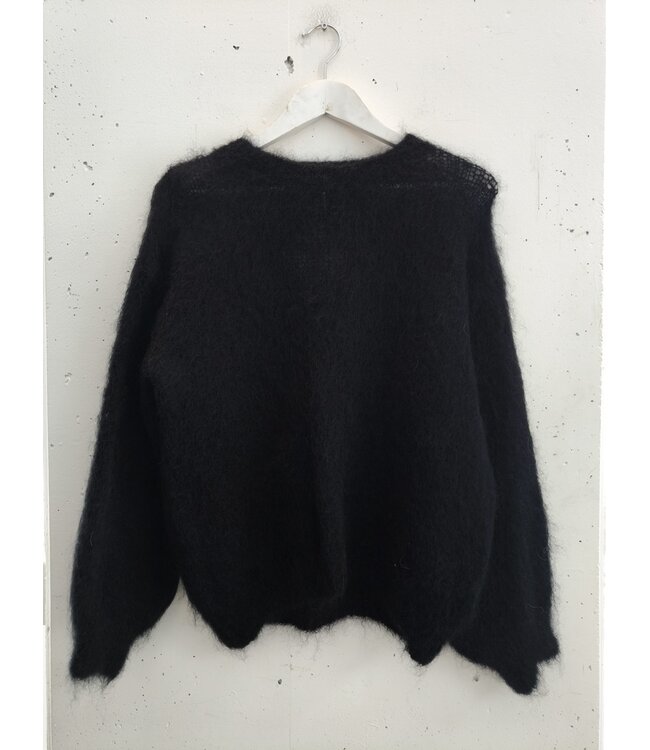 selectedbystijldepartment Sweater Kid mohair, Black
