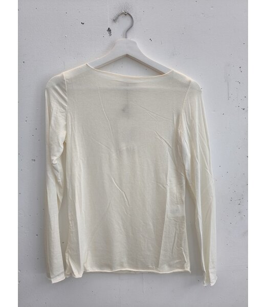 selectedbystijldepartment Longsleeve cashmere, Ecru