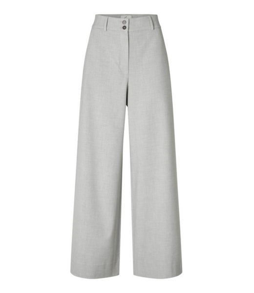 Five units Pants Laura, Crystal grey melange