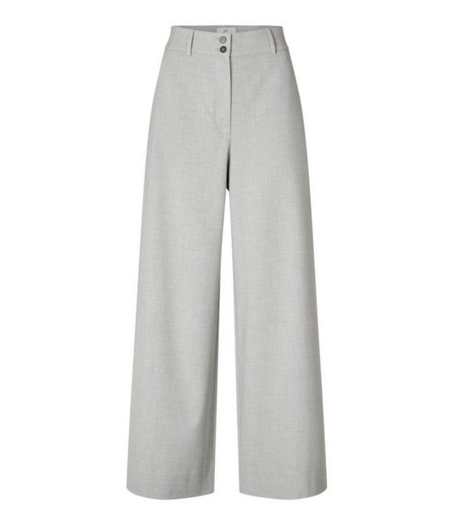 Five units Pants Laura, Crystal grey melange