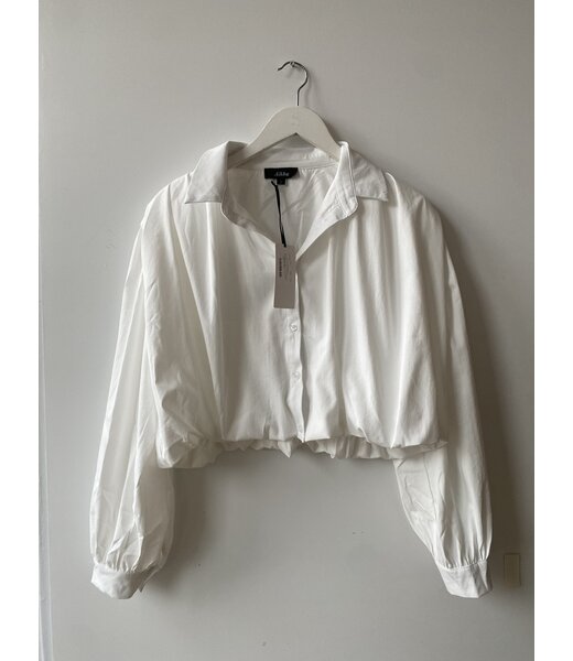 selectedbystijldepartment Blouse cropped balloon, White