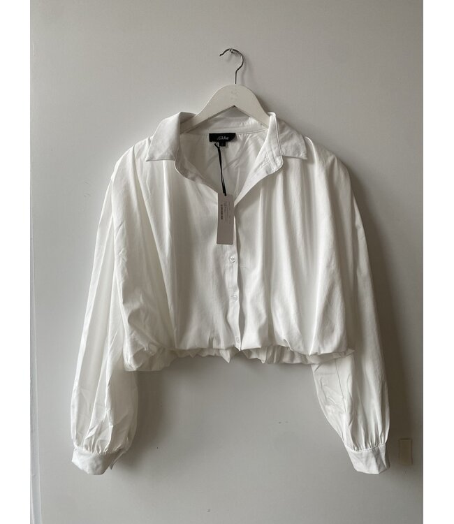 selectedbystijldepartment Blouse cropped balloon, White
