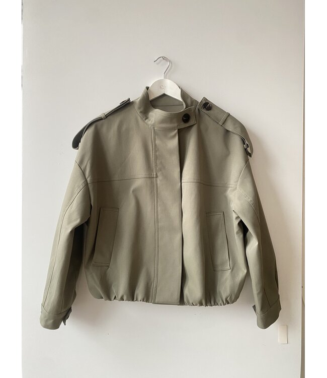 selectedbystijldepartment Jacket midi utility, Khaki