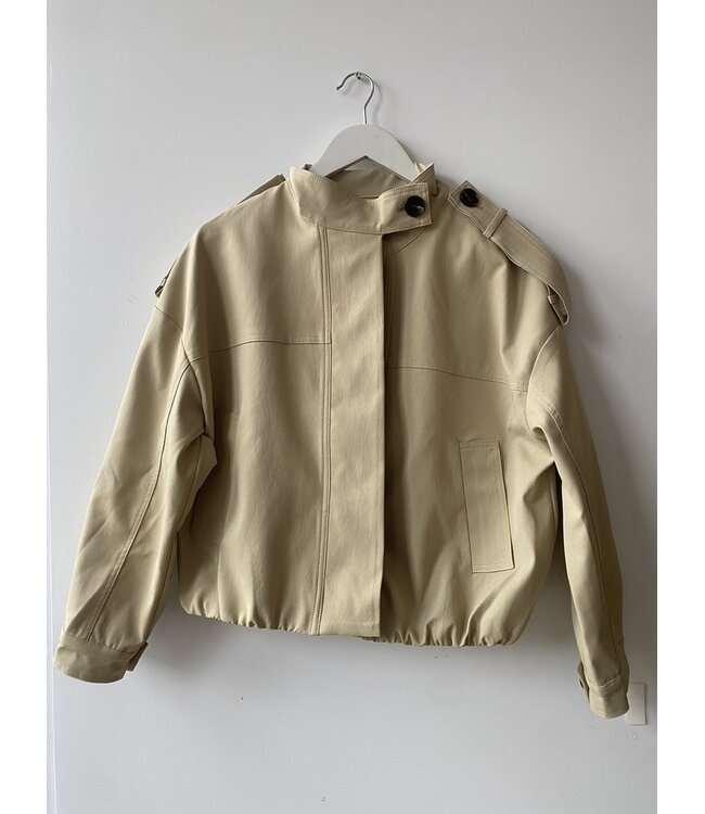 selectedbystijldepartment Jacket midi utility, Ecru