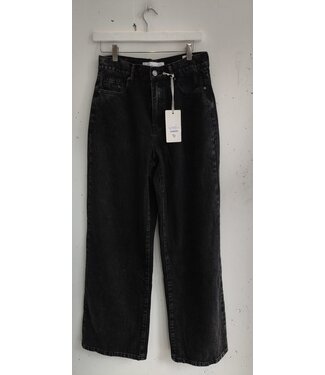 selectedbystijldepartment Jeans wide leg, Washed vintage black